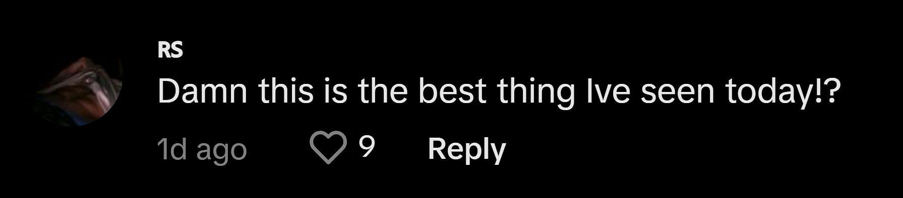 A fan comments on TikTok (@overtimewbb)